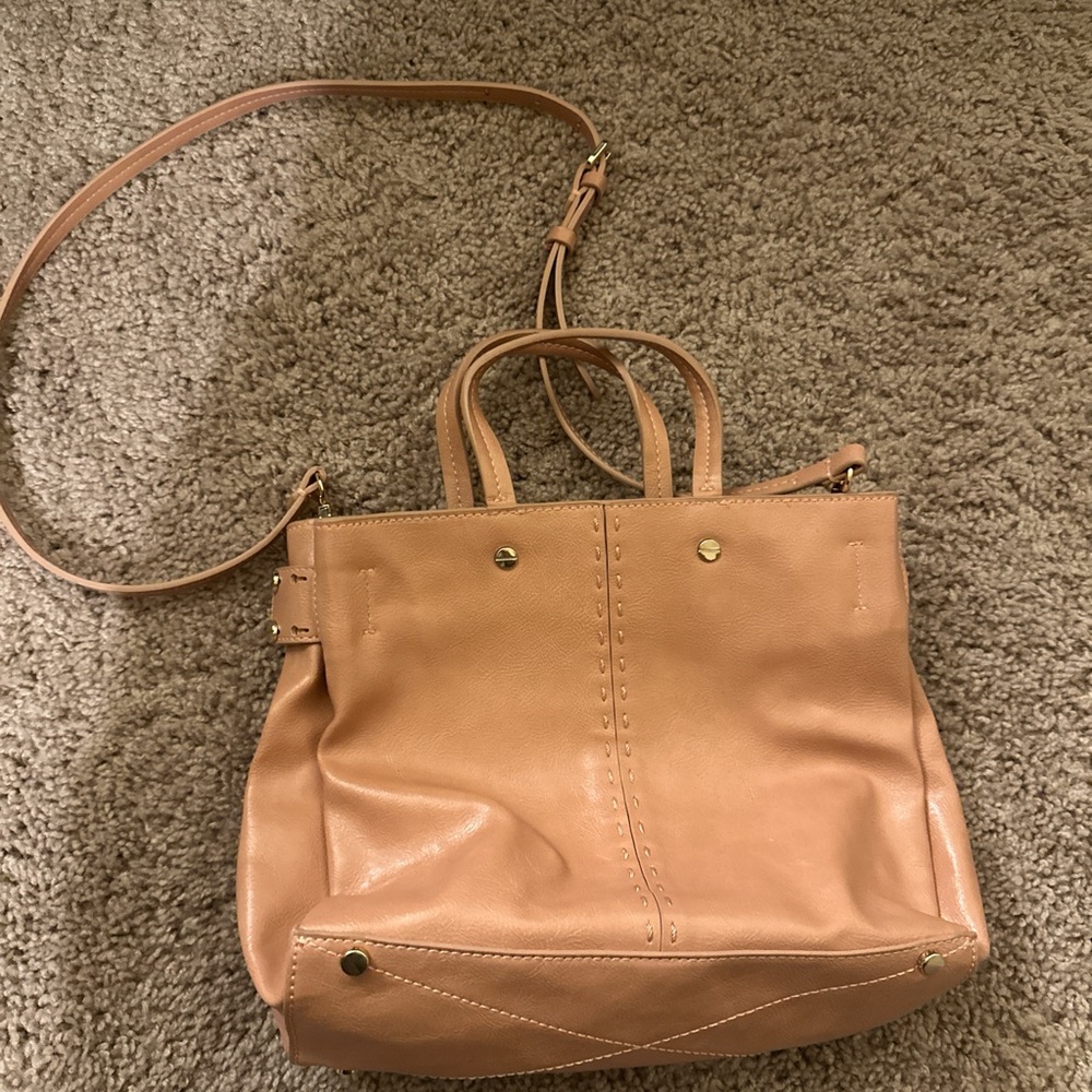 Zara light pink bag